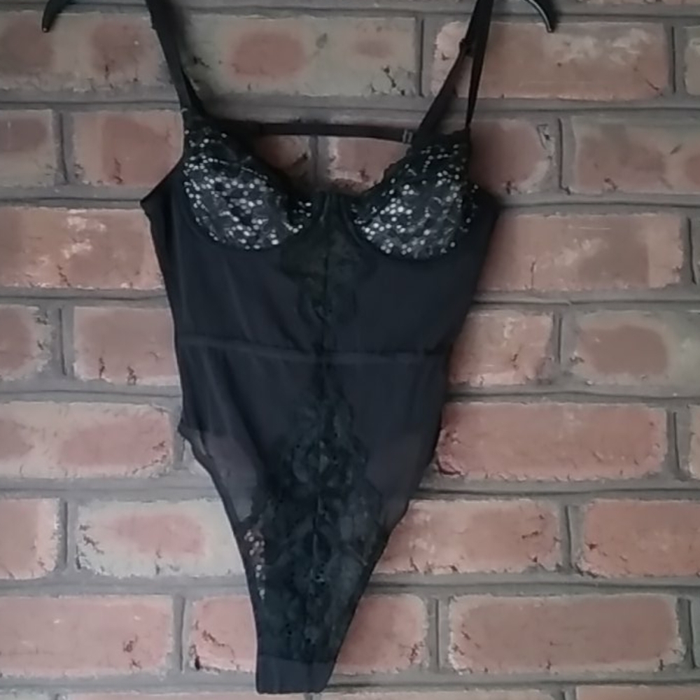 Sheer and lace lingerie